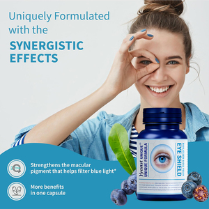 Formule de capsules Eye Shield Bilberry Lutein Zeaxanthin & Astaxanthin de haute qualité, favorise la santé oculaire et réduit la fatigue oculaire. - Product Image 5