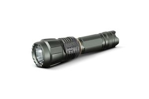 Linterna LED de Mano Recargable de Alta Potencia, Industrial, Impermeable IP68, 2000 Lúmenes, Aluminio, Haz Ajustable de 200-300M, USB - Product Image 2