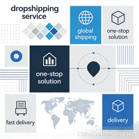 Service de dropshipping personnalisé pour Shopify et les boutiques en ligne, carte de remerciement, boîte cadeau/emballage personnalisé