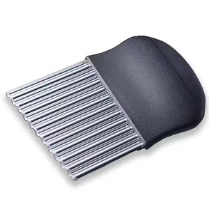 มีดสแตนเลสทรงหยดน้ำสำหรับหั่นมันฝรั่งและผัก ทำเฟรนช์ฟรายส์ อุปกรณ์ครัว - Product Image 4