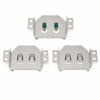 OEM Maßgefertigter Präzisions-Stanzhalter aus Edelstahl für Knopfzellenbatterien, Nickelplattiert, für PCB-Elektronik und IoT