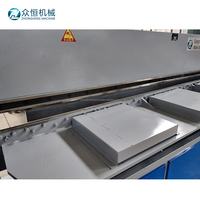 Cisaille à poutre oscillante hydraulique CNC pour tôles, équipement de découpe de métaux pour la fabrication industrielle