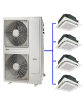 Midae 220V 50-60HZ double 2 3 4 zones tonne HP Multi Split Type Central AC système unité Gree LG VRF VRV onduleur climatiseur