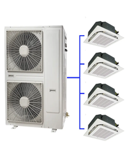 Midae 220V 50-60Hz kép 2 <span class=keywords><strong>3</strong></span> 4 khu Tấn HP đa chia loại trung tâm AC hệ thống đơn vị Gree LG VRF vrv biến tần điều hòa không khí - Product Image 2