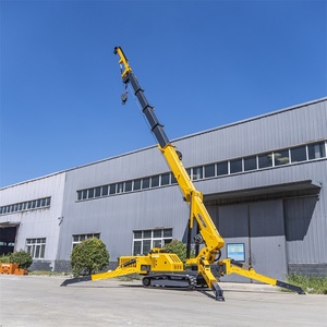Grúa Araña Móvil de 8 Toneladas, Elevador Hidráulico con Brazo Telescópico, Pequeña, para Trabajo Pesado - Product Image 1