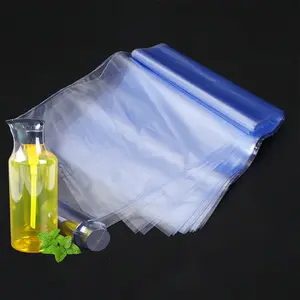 Customized Transparent Shrink Wrap Plastic Film Heat Bags PVC POF Shrink Bags