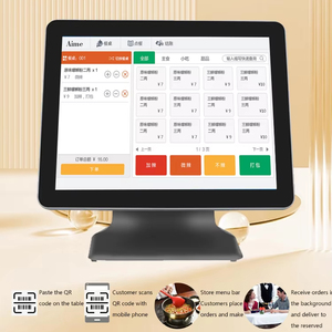 15.6inch duy nhất/Dual màn hình cảm ứng tiền mặt đăng ký POS thiết bị đầu cuối máy bán lẻ kiểm tra NFC điểm thanh toán của hệ thống bán POS - Product Image 3