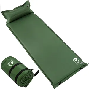 Self Inflating Sleeping Pad For Camping 1.5/2/3 Inch Camping Pad Lightweight Inflatable Camping Mattress Foam Sleeping Mat