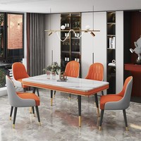 Ensemble de salle à manger d'extérieur de style resort, table en teck avec fauteuils en corde tressée pour jardin, villa, terrasse