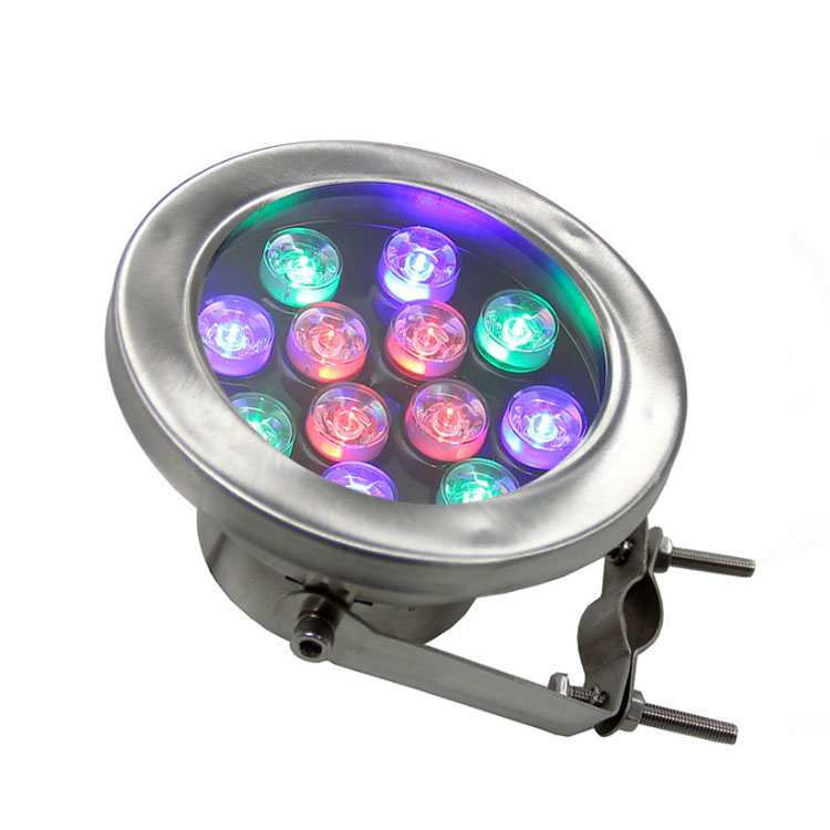 IP67 נירוסטה עמיד למים RGB DMX מוסיקה רוקדת סילון מים תאורת LED מזרקת בריכת שחייה אורות תת מימי