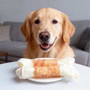 प्रीमियम प्राकृतिक राव्साइड कुत्ते चिकन रैप रेव्ड वाली हड्डी 20 सेमी कुत्ते पालतू भोजन कारखाने थोक कुत्ते का इलाज करता है - Product Image 1