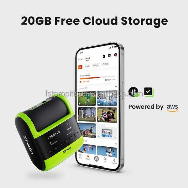 XbotGo Falcon Mini AI Football Soccer Basketball Hockey Tennis Multiple Sports Auto Tracking Live Streaming Video Action Camera