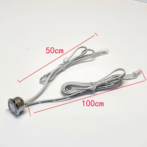 JUCAI sabit voltaj DC12V 4A bellek kayıt Led bant PIR süpürme hareket sensörleri anahtarı sınırsız dim Mini dokunmatik sensör CE - Product Image 5