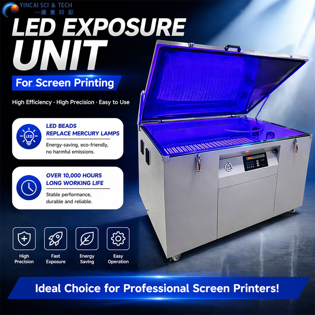 2026 LED Exposure Unit, High-Efficiency & Energy-Saving UV LED Exposure Machine with Ultra-Long Service Life for Screen Printing