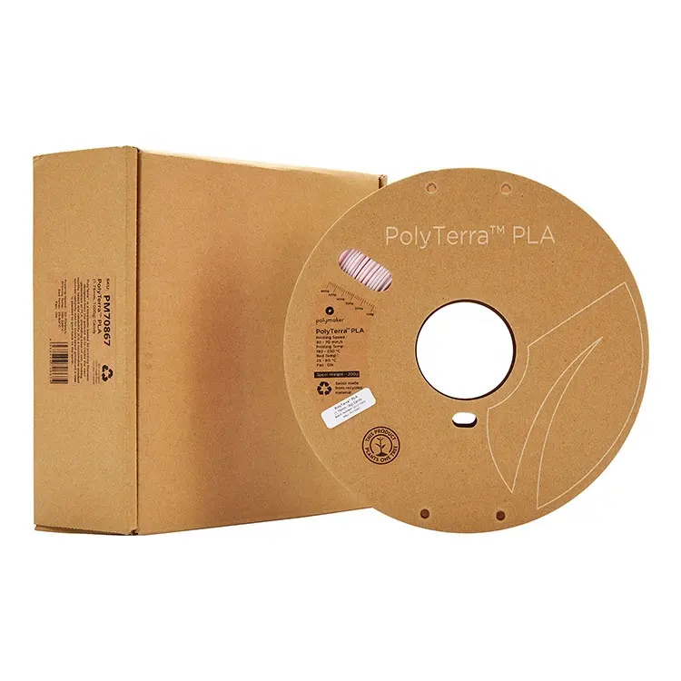 Best Seller Polymaker PolyTerra PLA Cardboard Spool 1.75mm / 2.85mm 1 KG 3D Printer Pla Filament In Bulk