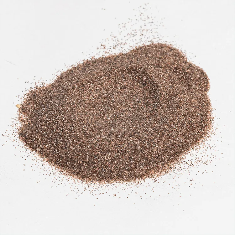 Corindón marrón de alta calidad/óxido de aluminio fundido marrón para chorro de arena