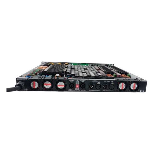 Neutral 2x450W Digital D-Class Power Amplifier with Dante Compatibility 2.0 Channel Professional Home Theater Audio System