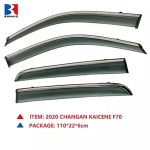 Déflecteurs de vitres latérales fumés à coller pour pick-up KAICENE F70 & HUNTER 2020 – Pare-pluie - Product Image 2