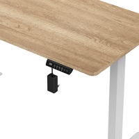 Bureau debout électrique à moteur unique, réglable en hauteur, extensible, mécanique, pour ordinateur et PC