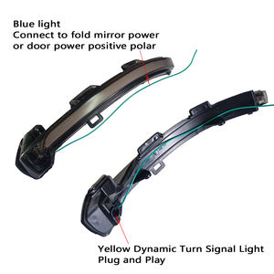 Intermitentes LED Dinámicos Azules para VW Nuevo Passat B8 Variant <span class=keywords><strong>Arteon</strong></span> 2015-2020, Luz de Espejo, Indicador de Dirección Secuencial - Product Image 5
