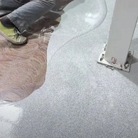 Peinture époxy aqueuse haute teneur en solides pour sols en sable, double composant, résistante à l'usure, durable, marque RHEIN pour revêtements de sol industriels en marbre