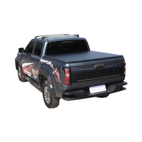 Nouvelle conception de couvre-caisse de camionnette Byd Shark 6 en vinyle souple rétractable, imperméable, avec fermeture à verrouillage, noir mat, sans perçage