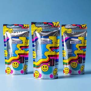 Sacs en mylar imprimés mat 3.5g avec fermeture à glissière Sacs en mylar étanches à l'humidité et aux odeurs Chewing-gum Sushi Nourriture pour animaux domestiques - Product Image 4