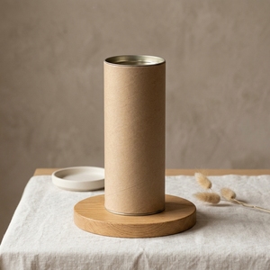 Tube en papier durable 73x1.5x121mm pour thé, boîte en carton biodégradable, joint hermétique, approvisionnement direct OEM - Product Image 1
