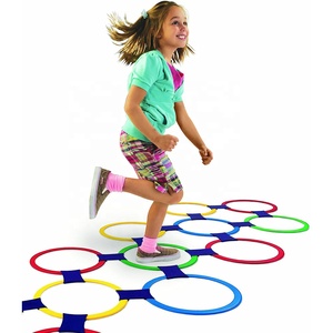 <span class=keywords><strong>Juego</strong></span> Clásico de <span class=keywords><strong>Twister</strong></span> y Rayuela para Interiores y Exteriores, 13 Anillos de Rayuela para <span class=keywords><strong>Niños</strong></span>, Juguete para Entrenamiento de Agilidad y Condición Física - Product Image 2