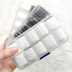 10-Roll Relief Lace Foil Nail Decals <b>Stickers</b> Black and White Small Floral Fragments Easy <b>Transfer</b> Floral Design for Nails - Product Image 5