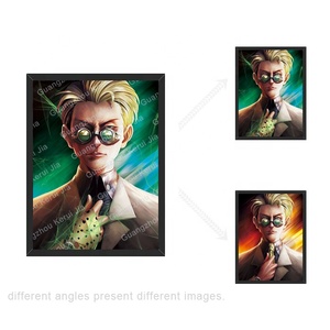 <span class=keywords><strong>200</strong></span> modèles en gros personnalisé DBZ araignées démon tueur une pièce Marvel <span class=keywords><strong>Jujutsu</strong></span> <span class=keywords><strong>Kaisen</strong></span> 3D Flip lenticulaire Anime affiche photo - Product Image 3