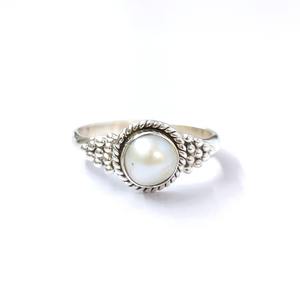 <b>Pearl</b> <b>Ring</b> 925 Sterling Silver Gemstone <b>Ring</b> <b>Pearl</b> Handmade Collection Fine <b>Rings</b> Silver Jewelry Bulk price - Product Image 1