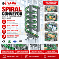 Élévateur continu pour conteneurs, fabriqué en usine CE, convoyeur spiralé réversible pour montée et descente