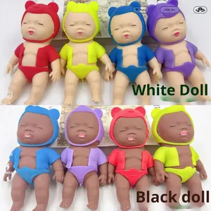 Figurine Ugly Cute Squishy à rebond lent, noire, en EVA, format paume, jouet à tirer, unisexe, pour 5 à 7 ans - Product Image 2