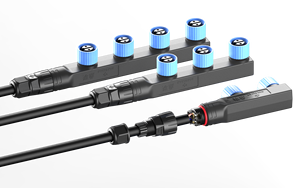 IP68 tipo F connettore a LED impermeabile a 2 Pin nuovo Design cavo Splitter apparecchi da giardino 10A con contatto in rame in Nylon - Product Image 4