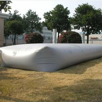 Réservoir de stockage gonflable d'industrie d'oreiller de vessie d'eau de stockage de résistance de larme de bâche de PVC de 15000 litres