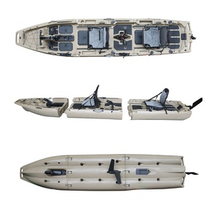 Vicking nhà máy giá dành cho người lớn giải trí <span class=keywords><strong>Kayak</strong></span> & canoe thể thao dưới nước thuyền đánh cá Modular vật liệu PVC - Product Image 3
