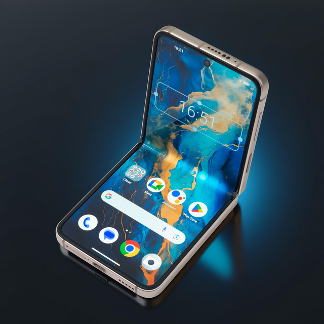 Foldable Smartphone OEM Android 15 6.9 Inch 2K AMOLED 64MP Camera 120Hz Screen New Condition Octa Core CPU LTE CDMA English