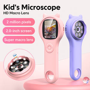 Microscope de poche portable pour enfants, vente flash, grossissement 500X, résolution 1920x1080P, 8 LED, pour usage scolaire - Product Image 2