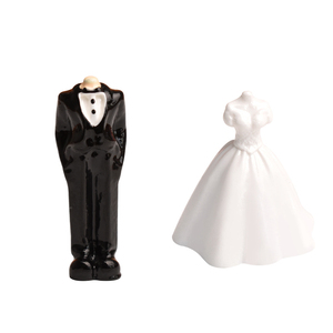 Miniatura de Vestido de Novia y Traje de Resina para Manualidades, Decoración de Mesa, Escena en Miniatura, Accesorios para Casa de Muñecas - Product Image 1