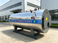 Chaudière à vapeur industrielle horizontale combinée gaz naturel/GPL à tubes de fumée Super Max 1 à 20 tonnes Chine
