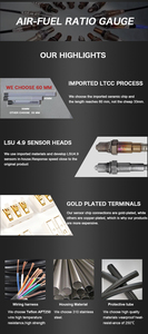 Sớm toda nhiên liệu không khí tỷ lệ đo LED hiển thị kỹ thuật số băng rộng cảm biến oxy 12V 30-0300 AEM nhiên liệu không khí tỷ lệ đo băng rộng cho xe hơi - Product Image 5