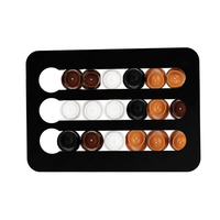 Meilleure vente panier armoire organisateurs café dosettes support organisateur installation pour Capsules stockage Porta Capsule pour NESPRESSO