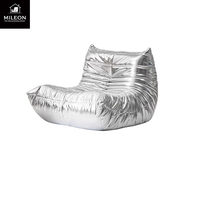 Meubles de salon modernes de luxe de conception italienne, fauteuils de villa, argent, canapés de fête, vente directe d'usine.