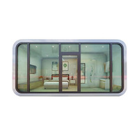 Module de bureau extérieur personnalisé, maison conteneur préfabriquée, maisonnette Apple, panneau sandwich, design moderne, installation rapide pour centre commercial et hôtel