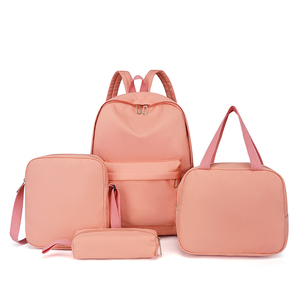 New Models Wholesale <strong>Cheap</strong> Best School Bags Bookbag Beautiful 4 Pieces Set Girls High School <strong>Backpack</strong> with Lunch Bag - Product Image 5