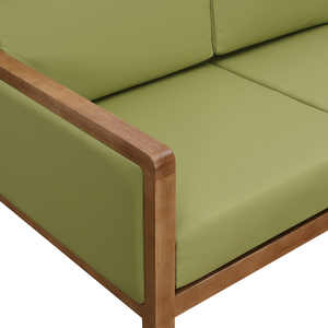 للبيع بالجملة كراسي أريكة عصرية من الجلد مقطعية لغرفة المعيشة بإطار خشبي - Product Image 5