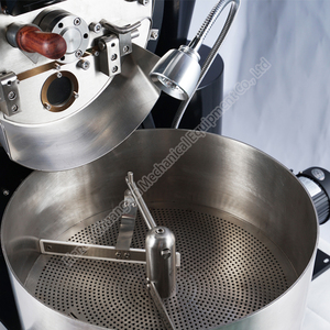 Tostacaffè da 1kg con Tavolo di Lavoro, Tostacaffè a Gas da 2kg, Tostacaffè Elettrico - Product Image 5