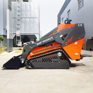Infront 480 Mini chargeuse compacte télécommandée Mini-tracteur multifonctionnel Mini chargeuse sur chenilles Skid Steer à vendre - Product Image 6