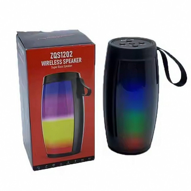Wireless Speakers Powerful Portable Sound Box Subwoofer Car Audio Bass MP3 Player Sound System LED Lights
